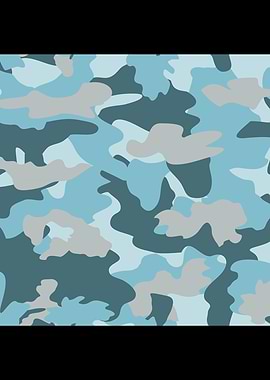 Camouflage Light Blue