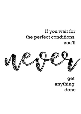 The perfect conditions