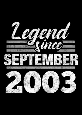 Legend Since September 200