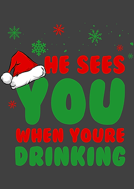 Santa see you to drink