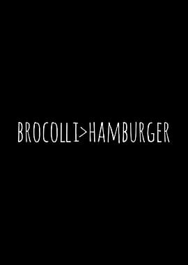 Broccoli Hamburger Vegan V