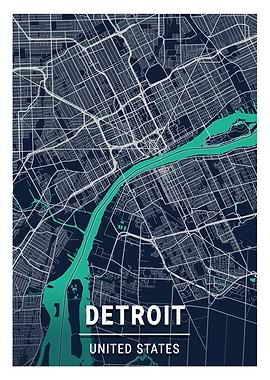 Detroit Blue Dark Color