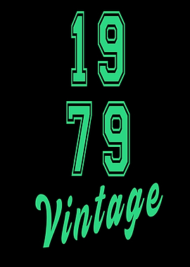 Retro 1979 Text 40