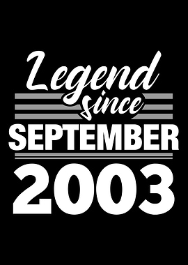 Legend Since September 200