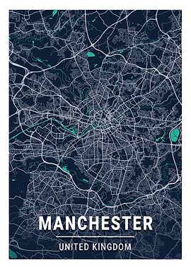 Manchester Blue Dark Color
