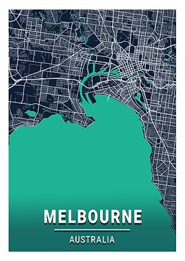 Melbourne Blue Dark Color