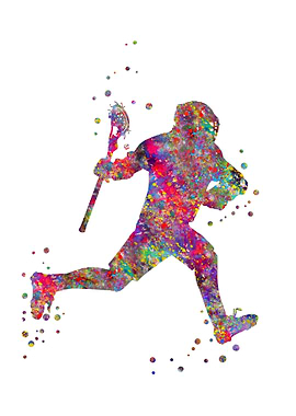 Lacrosse player