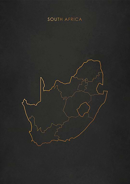 Gold South Africa Map