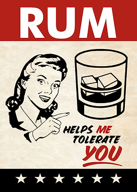 RUM TOLERATE WOMAN