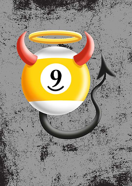 Billiard 9Ball Devil Angel