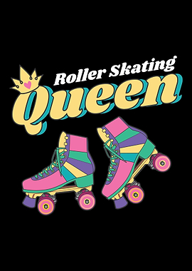 Rollerskating Queen Retr