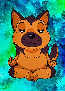 Shepherd Dog Yoga Pose