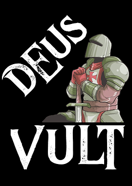 Deus Vult Quote Phrase