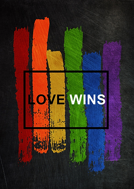 LGBT Flag Love Wins