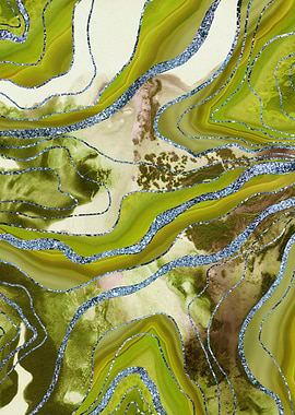 Liquid Marble Agate Glam 6