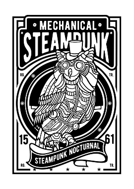 Steampunk Owl