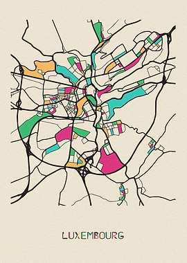 Luxembourg Map