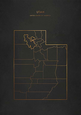 Gold Utah Map