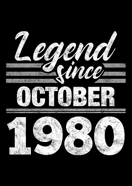 Legend Since October 1980