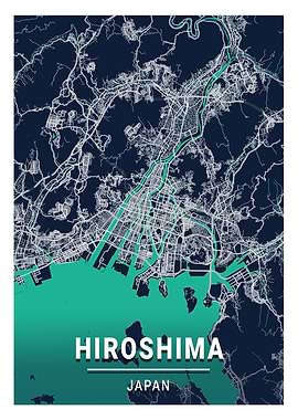 Hiroshima Blue Dark Color