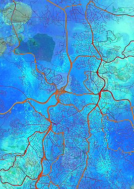 Jerusalem Street Map