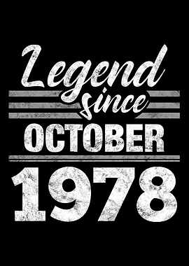Legend Since October 1978