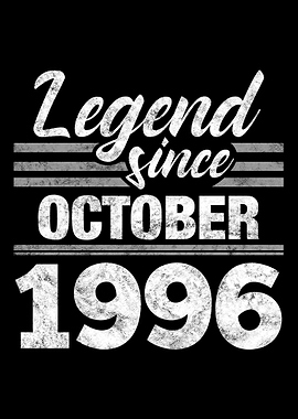 Legend Since October 1996