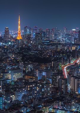 Tokyo at night
