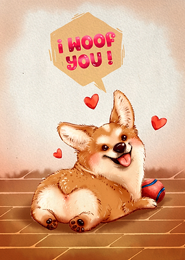 I WOOF YOU