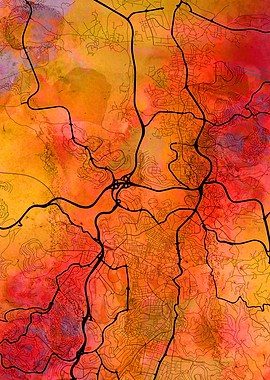 Jerusalem Street Map