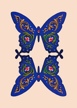 Butterflies fileteado