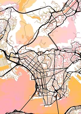 Hong Kong Street Map