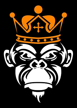 KING OF JUNGLE WITH CROWN