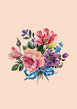 Pink Victorian bouquet