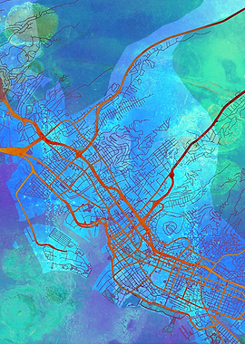 Honolulu Street Map