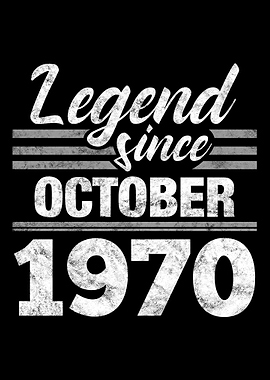 Legend Since October 1970