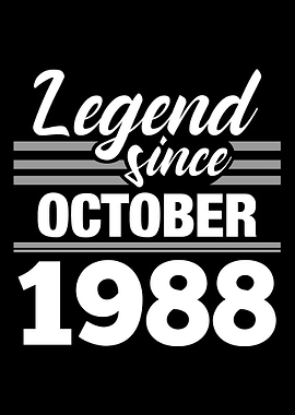 Legend Since October 1988