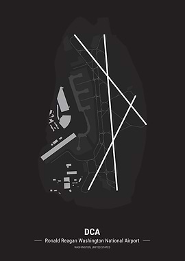 Washington Airport Map