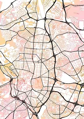 Madrid Street Map