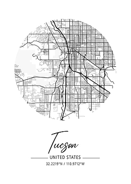 Tucson Area City Map