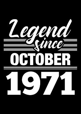 Legend Since October 1971