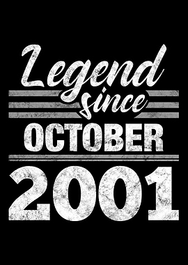 Legend Since October 2001