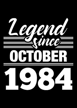 Legend Since October 1984
