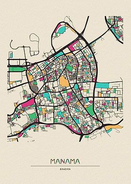 Manama Map