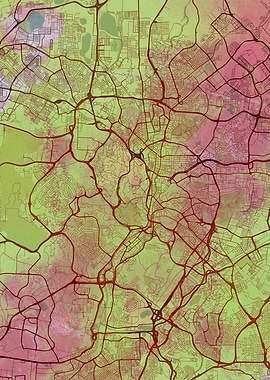 Kuala Lumpur Street Map