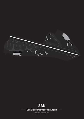 San Diego Airport Map