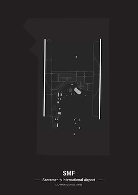 Sacramento Airport Map