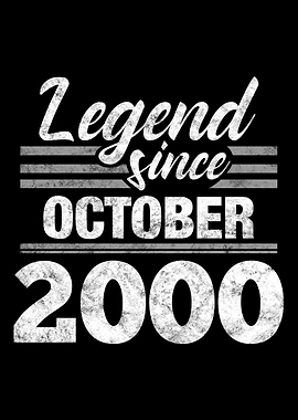 Legend Since October 2000