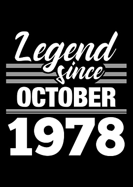 Legend Since October 1978
