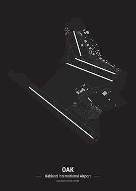 Oakland Airport Map